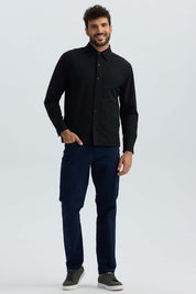 Chaqueta Hombre Detalle Negro