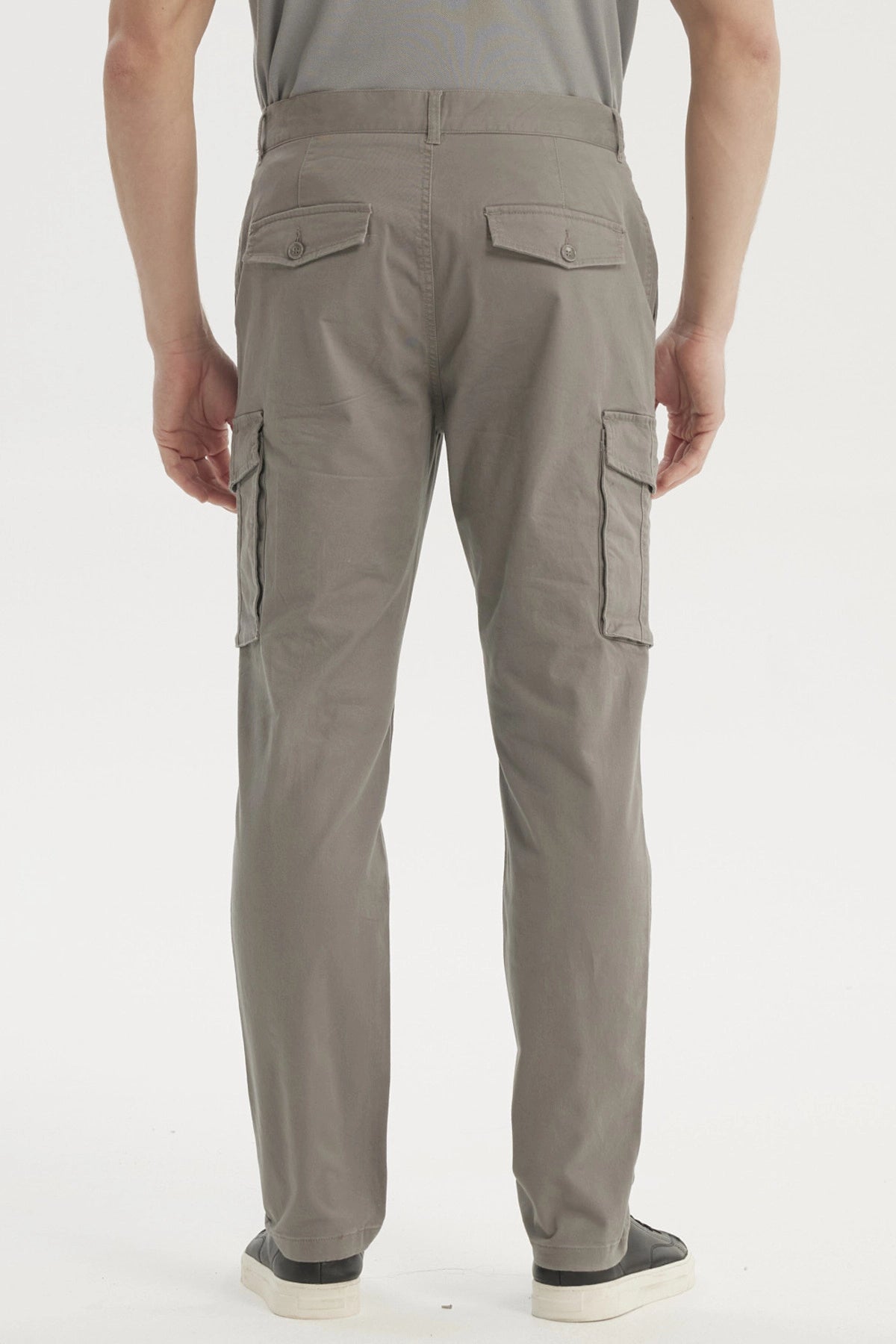 Pantalón Hombre Cargo Slim Fit Gris