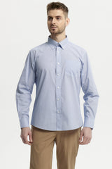Camisa Hombre Fantasía Azul