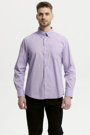 Camisa Hombre Fantasía Lila