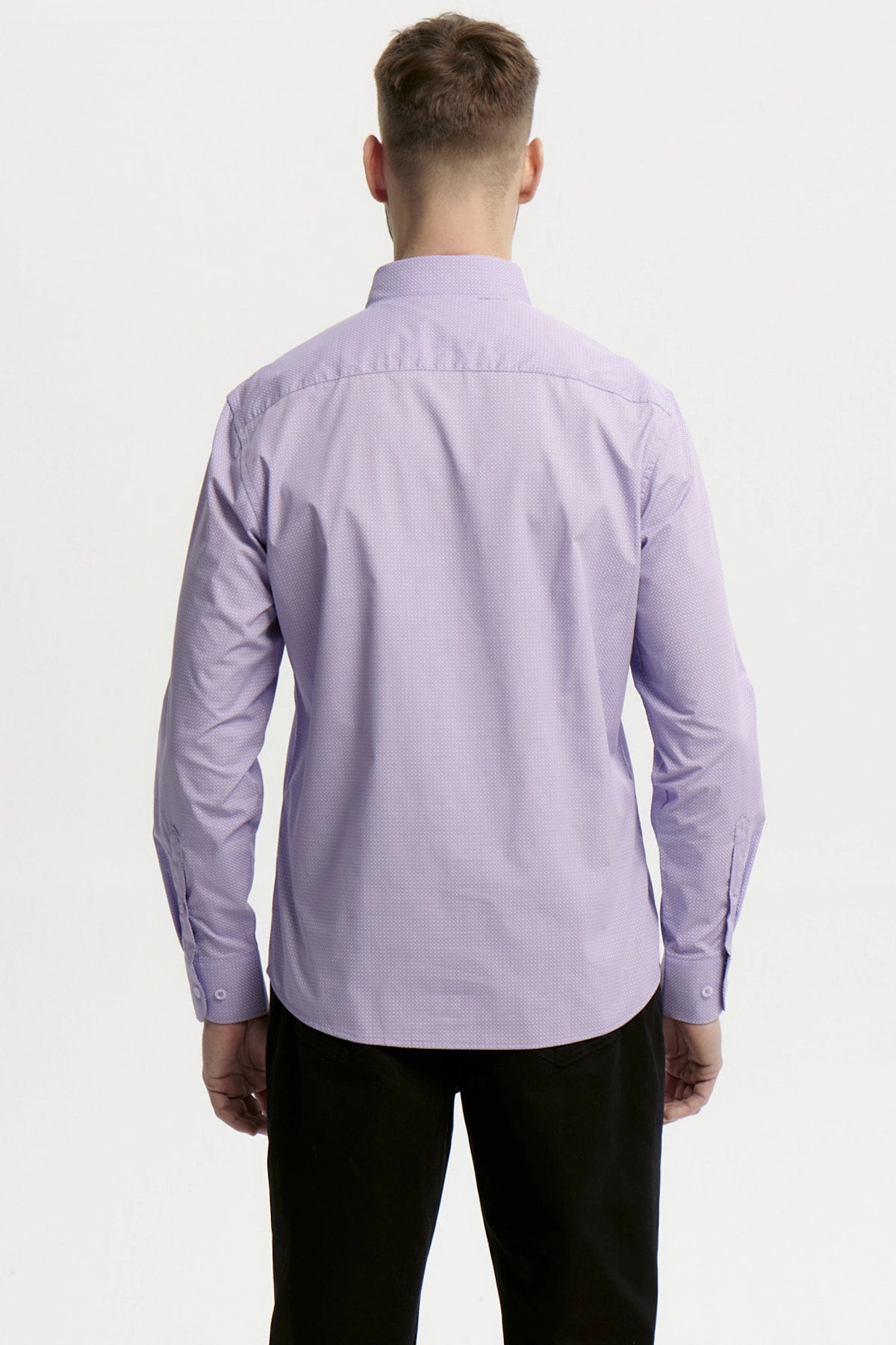 Camisa Hombre Fantasía Lila