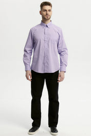 Camisa Hombre Fantasía Lila