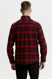 Camisa Hombre Franela Básica Rojo
