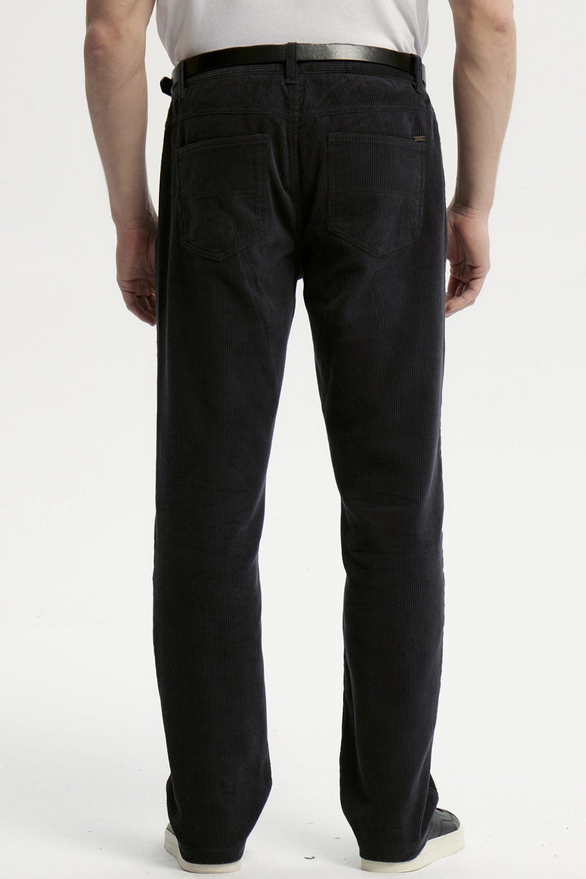 Pantalón Hombre Cotelé Azul Oscuro