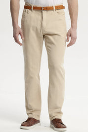 Pantalón Hombre Cotelé Beige