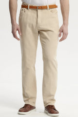 Pantalón Hombre Cotelé Beige