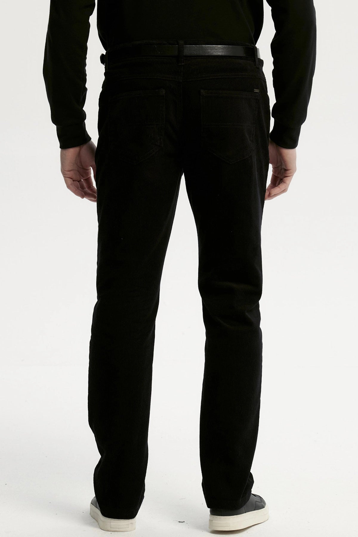 Pantalón Hombre Cotelé Negro