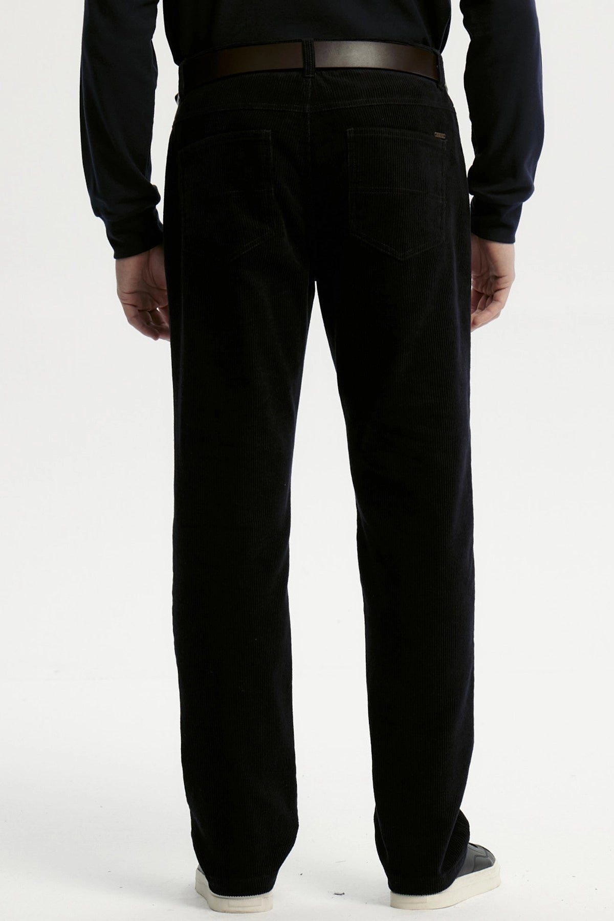 Pantalón Hombre Cotelé Azul Marino