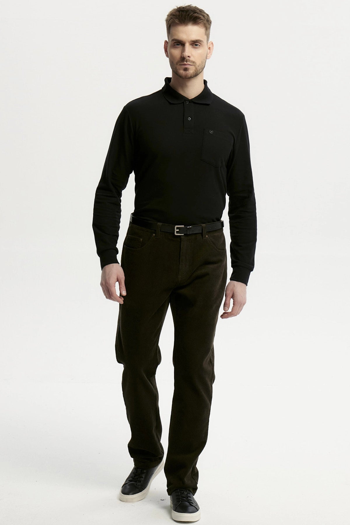 Pantalón Hombre Cotelé Verde