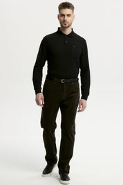 Pantalón Hombre Cotelé Verde