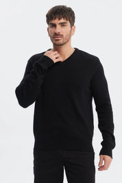 Sweater Hombre Básico Negro
