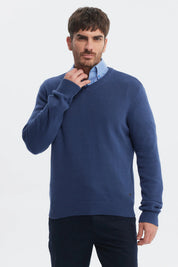 Sweater Hombre Básico Azul