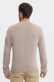 Sweater Hombre Básico Beige