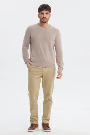 Sweater Hombre Básico Beige