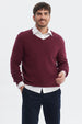 Sweater Hombre Básico Burdeo