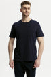 Polera Hombre Básica Con Bolsillo Azul Marino