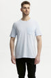Polera Hombre Básica Con Bolsillo Celeste