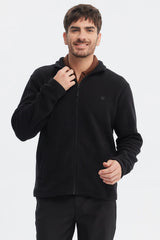 Polerón PL Hombre Liso Negro