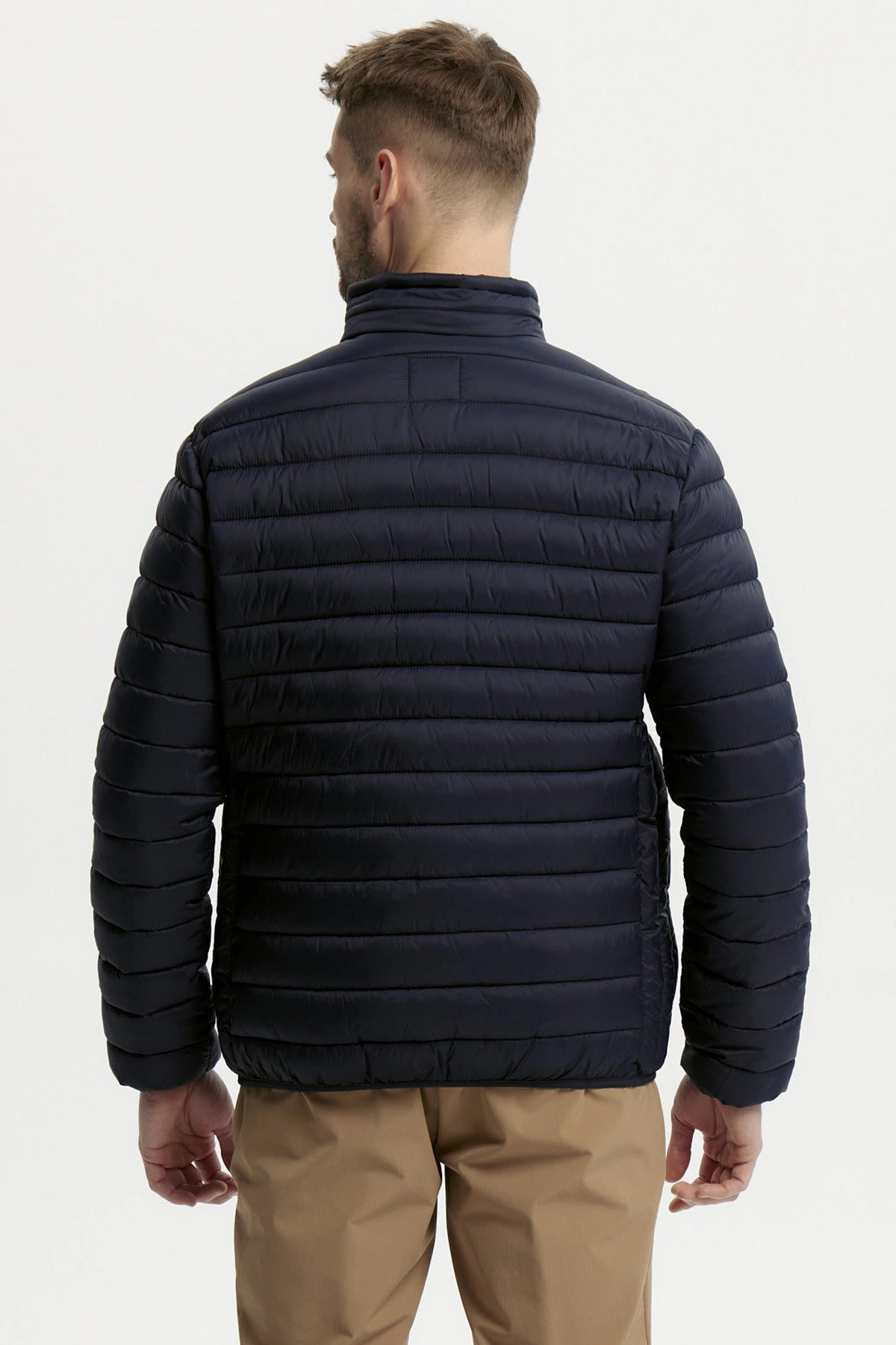 Parka Hombre Básica Azul Marino