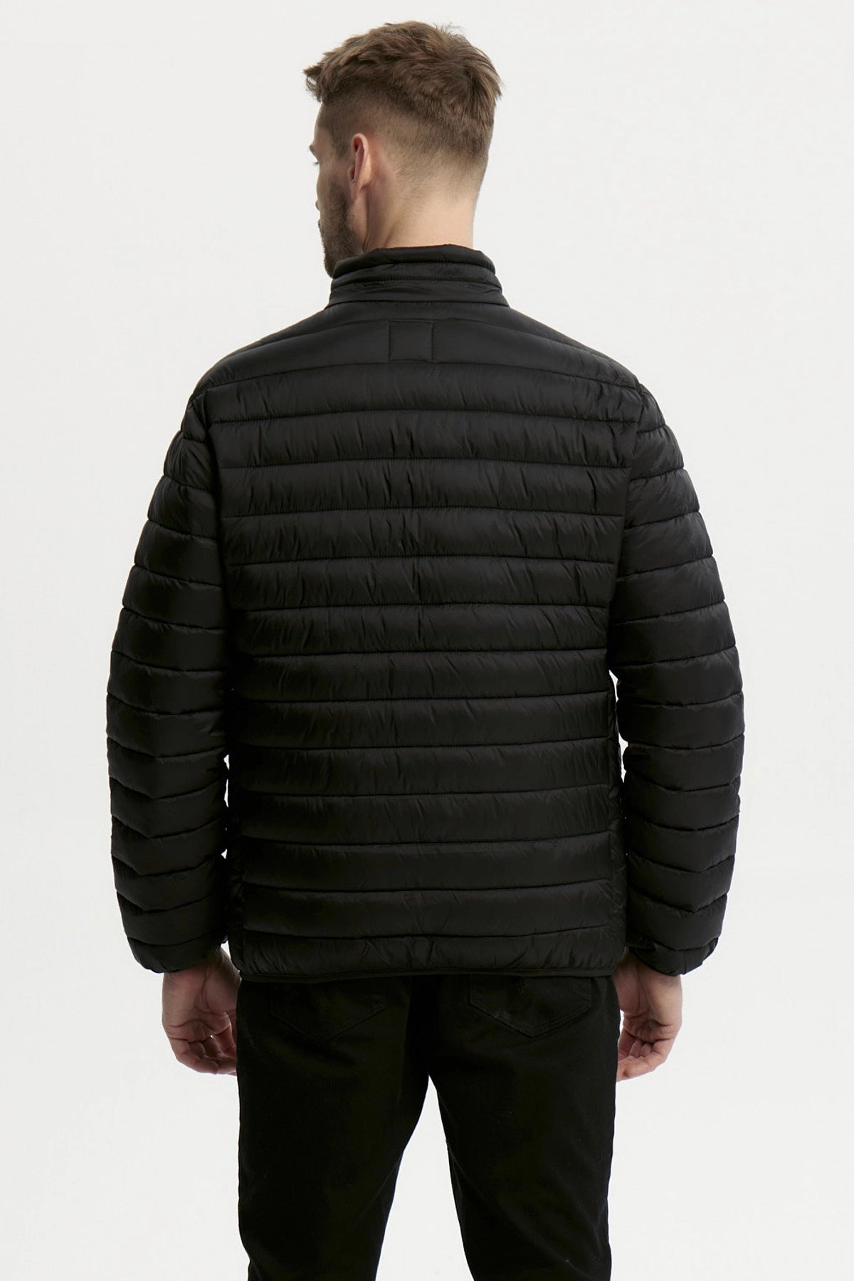 Parka Hombre Básica Negro