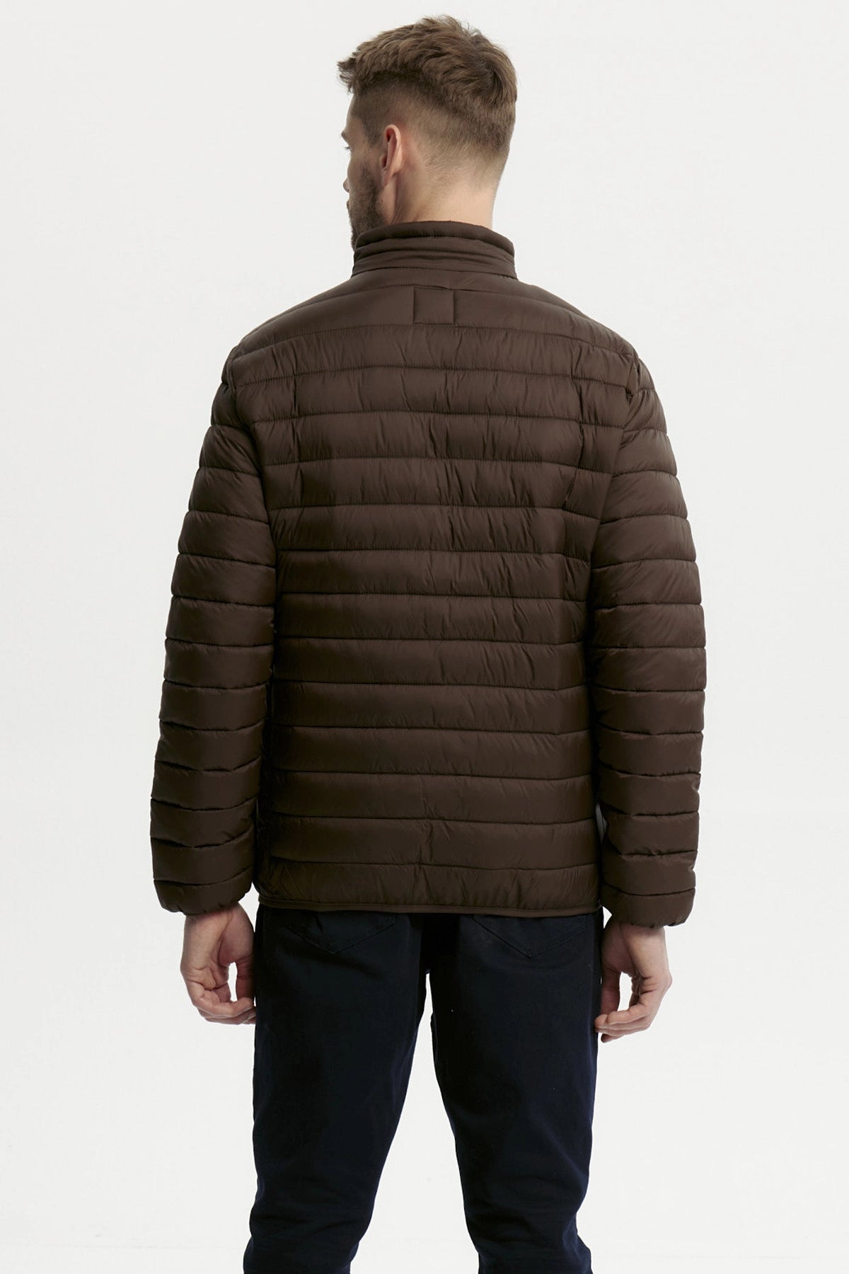 Parka Hombre Básica Chocolate