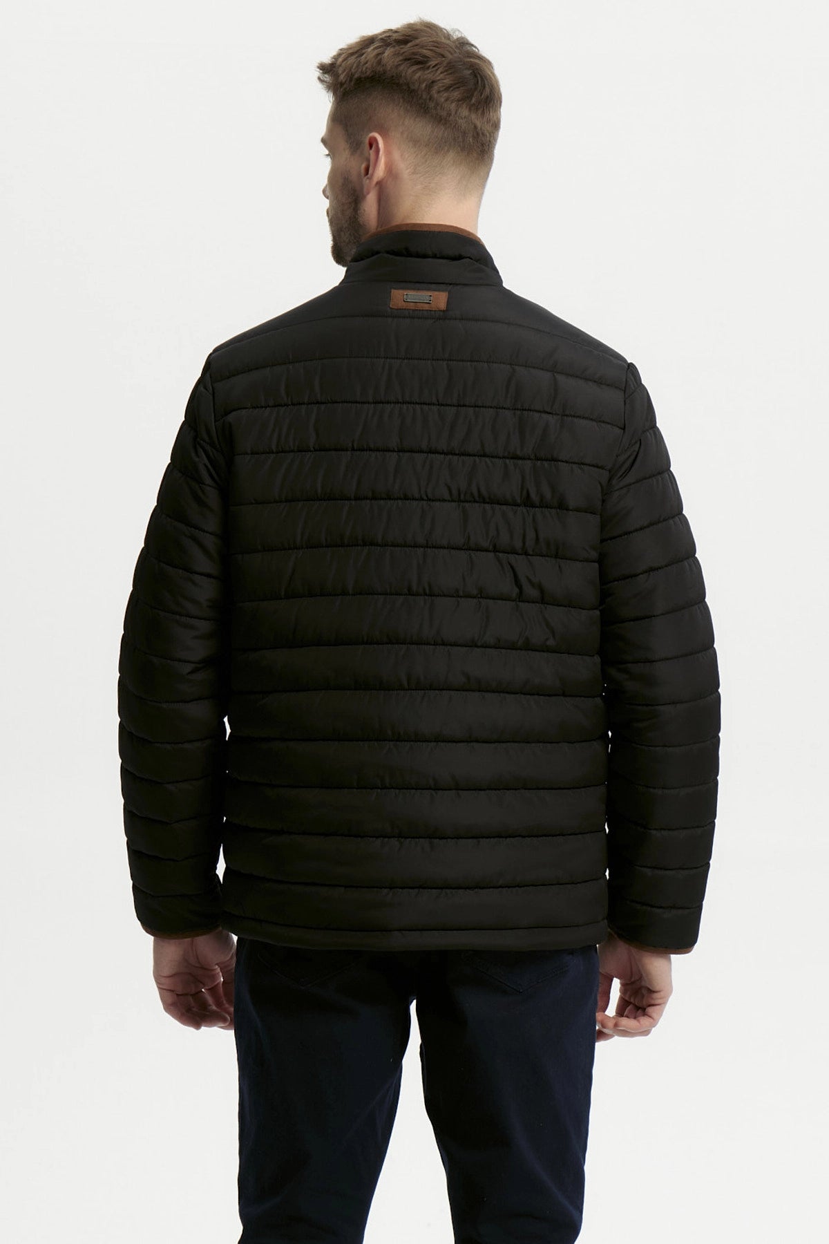 Parka Hombre Slim Negro