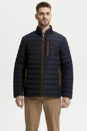 Parka Hombre Slim Azul Marino