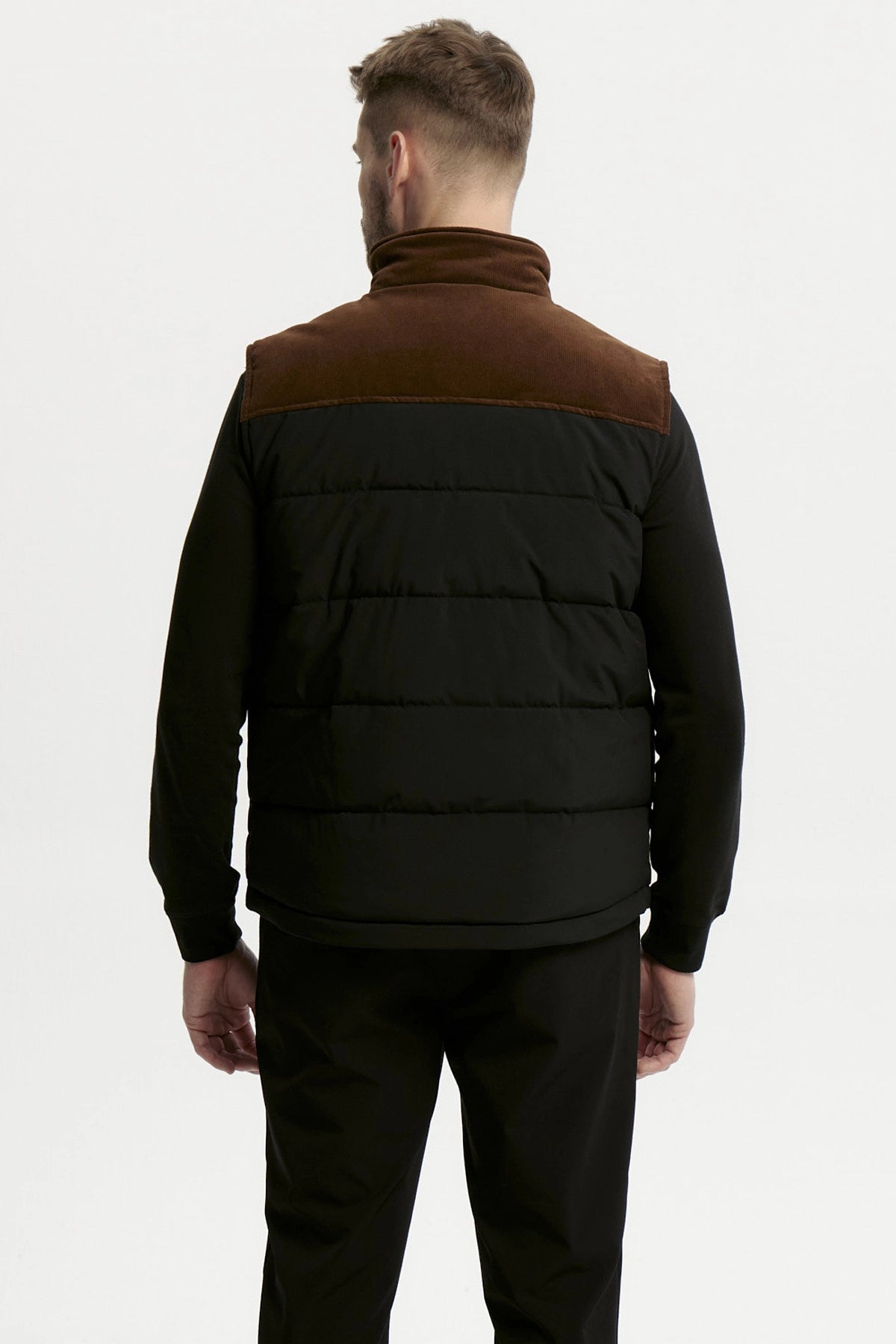 Parka Hombre Slim Negro