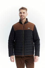 Parka Hombre Slim Negro