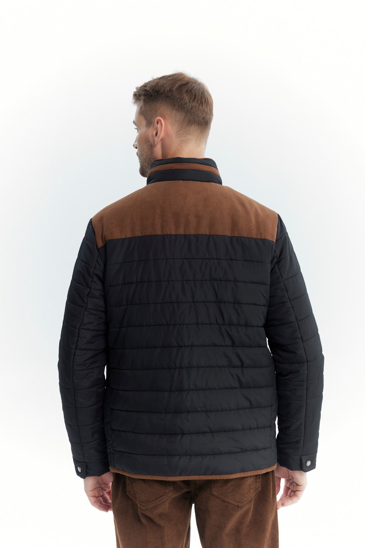 Parka Hombre Slim Negro