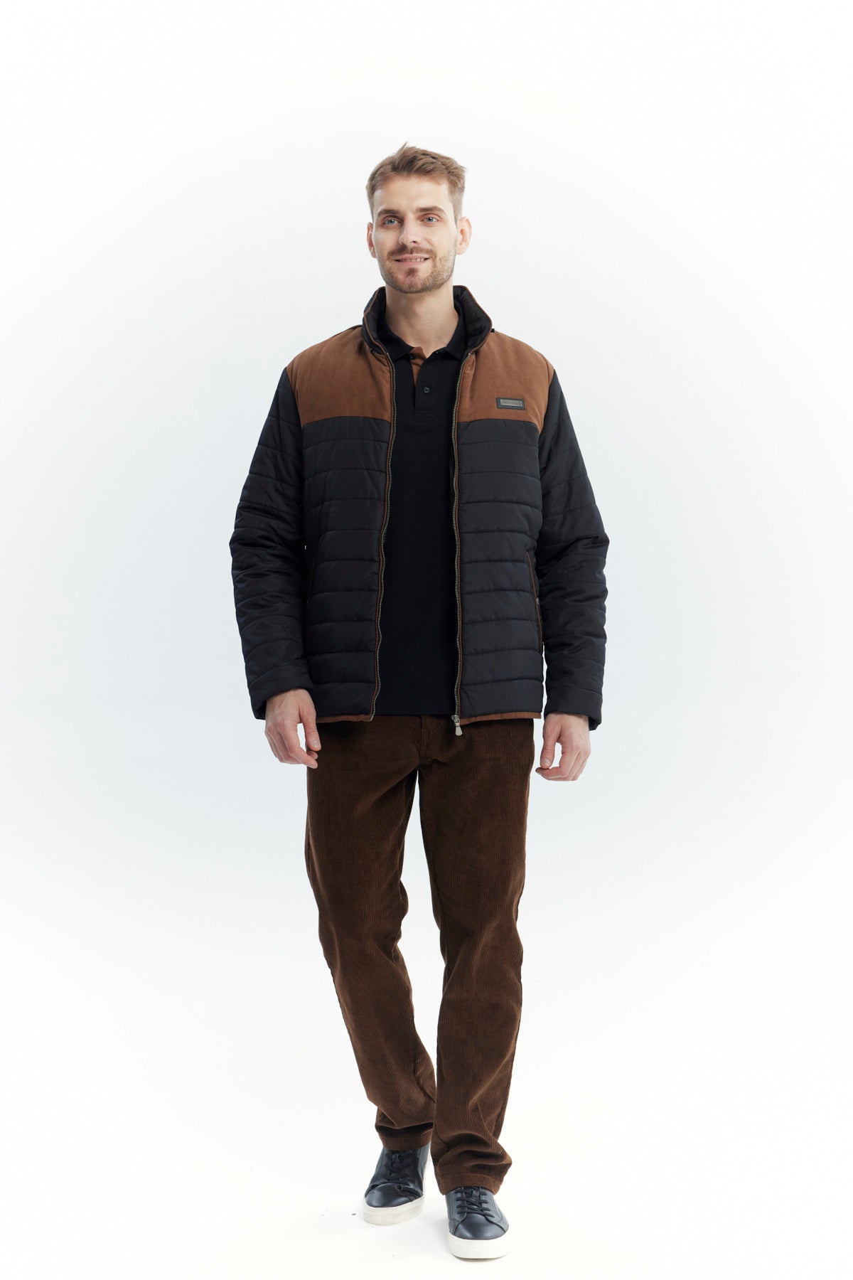 Parka Hombre Slim Negro