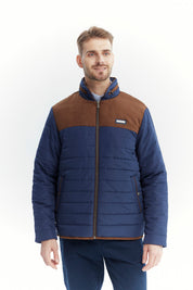 Parka Hombre Slim Azul