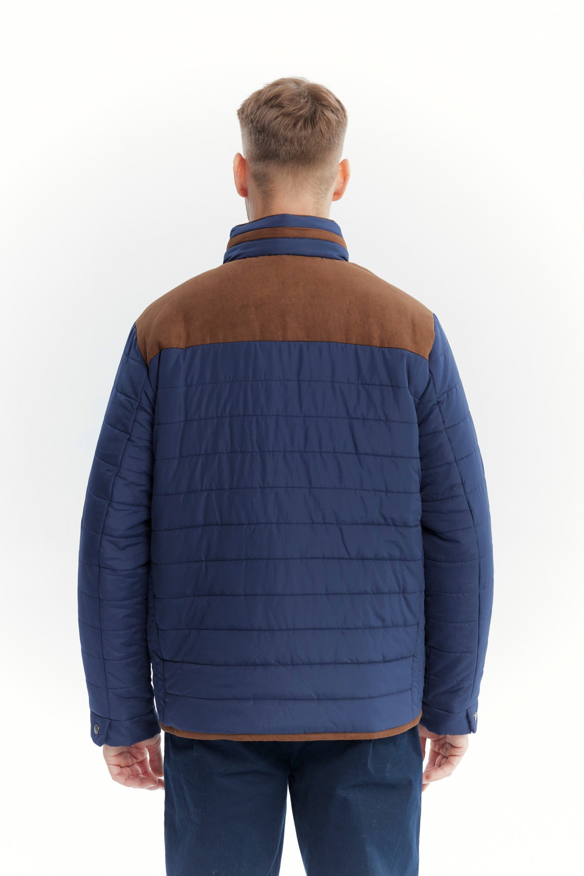 Parka Hombre Slim Azul