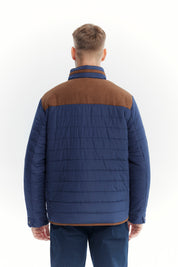 Parka Hombre Slim Azul
