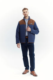 Parka Hombre Slim Azul