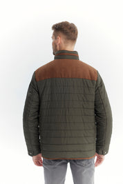 Parka Hombre Slim Verde Olivo