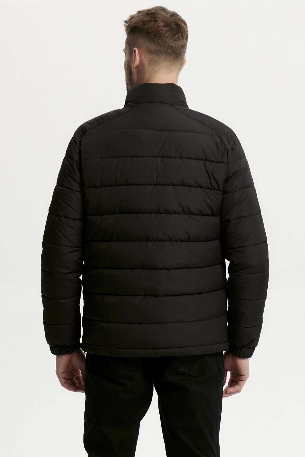 Parka Hombre Slim Negro