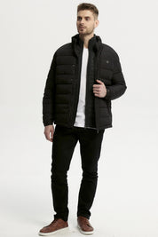 Parka Hombre Slim Negro