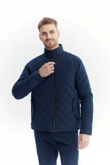 Parka Hombre Slim Azul Marino