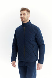 Parka Hombre Slim Azul Marino