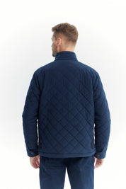 Parka Hombre Slim Azul Marino