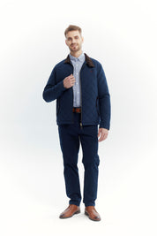 Parka Hombre Slim Azul Marino
