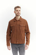 Chaqueta Hombre Slim Café