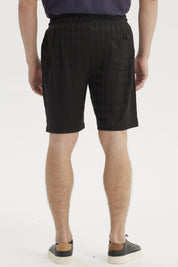 Bermuda Hombre Calce Recto Negro