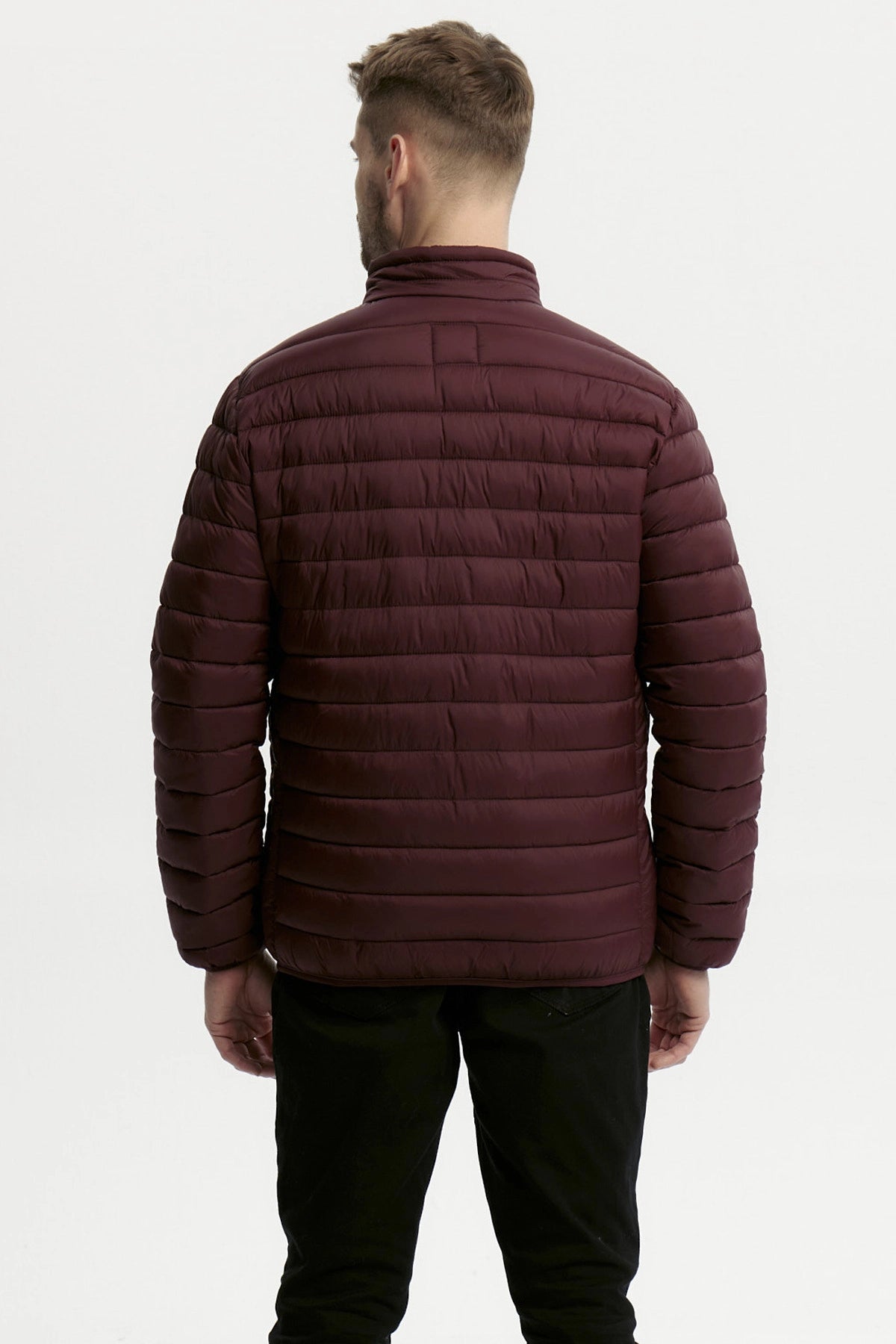 Parka Hombre Básica Burdeo