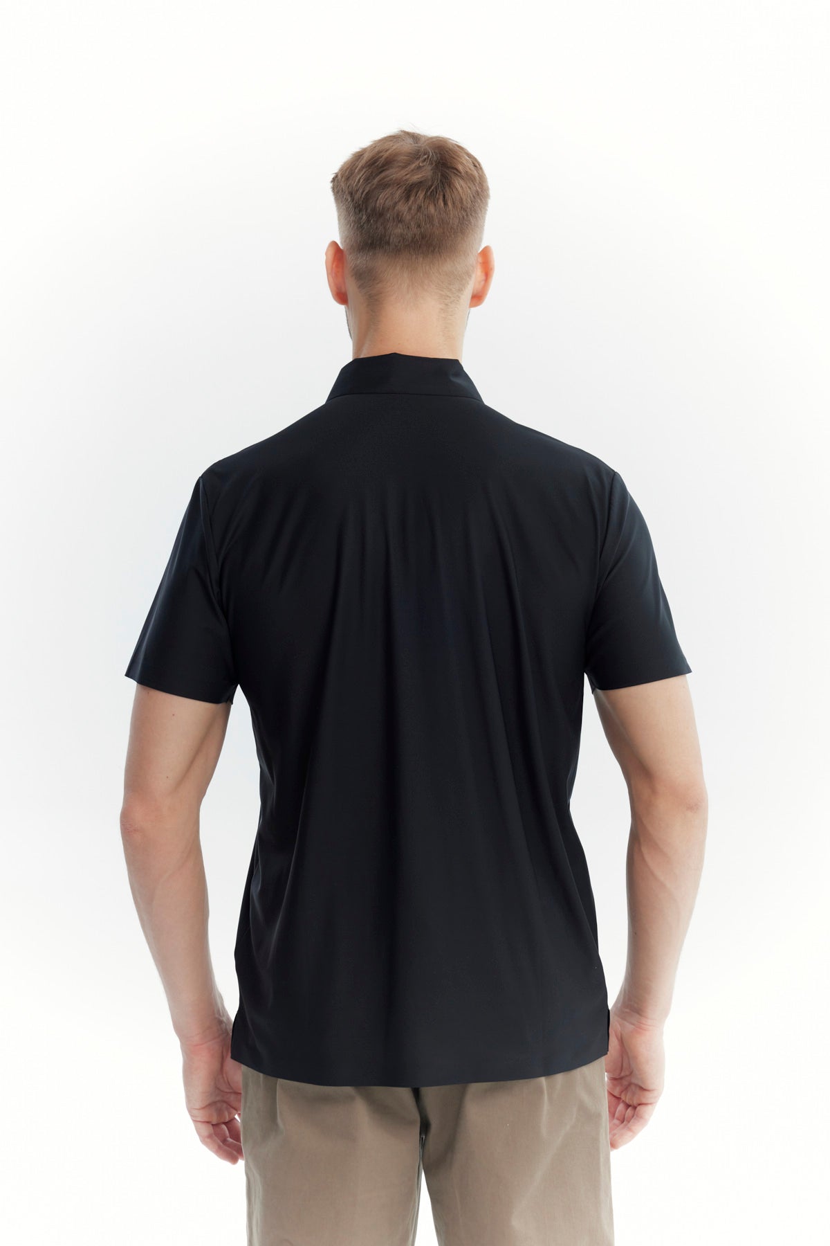 Polera Deportiva Hombre Negro