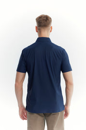 Polera Deportiva Hombre Azul Marino