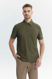 Polera Deportiva Hombre Verde Olivo