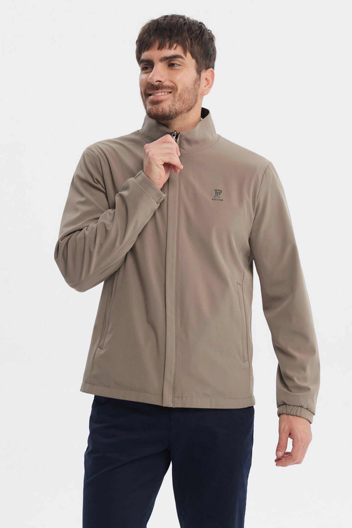 Chaqueta Hombre Slim Marron