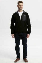 Polar Hombre Half Zipper Negro